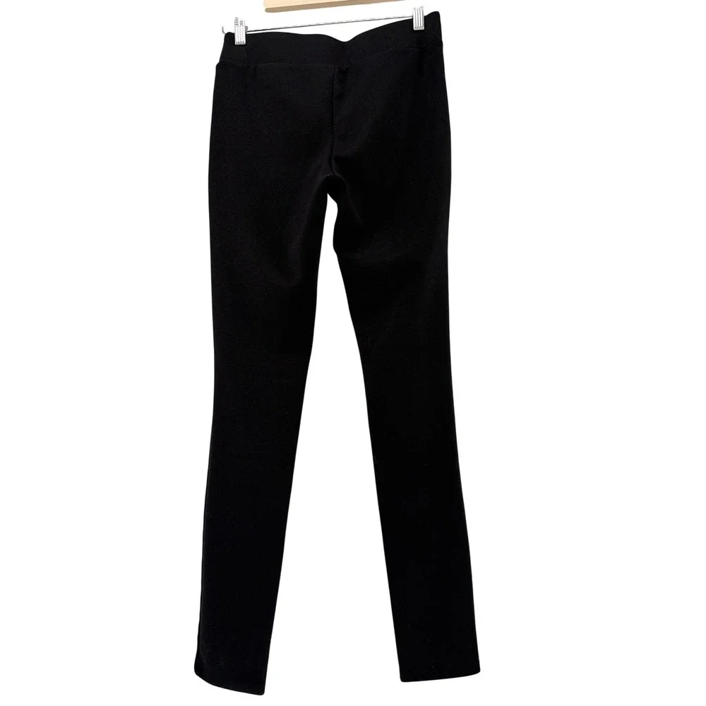 White‎ House Black Market Womens XS Black Pull On Slim Leggings Career Pants